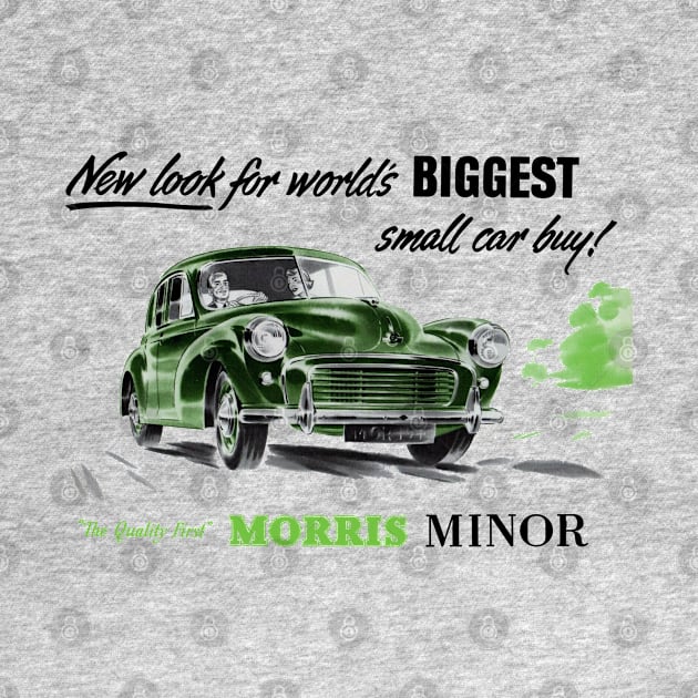 MORRIS MINOR - advert by Throwback Motors